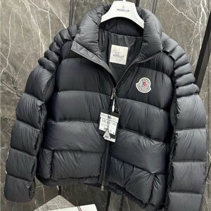 Moncler Dark Gray Quilted Jacket